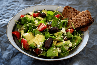 salada de vitaminas para potência